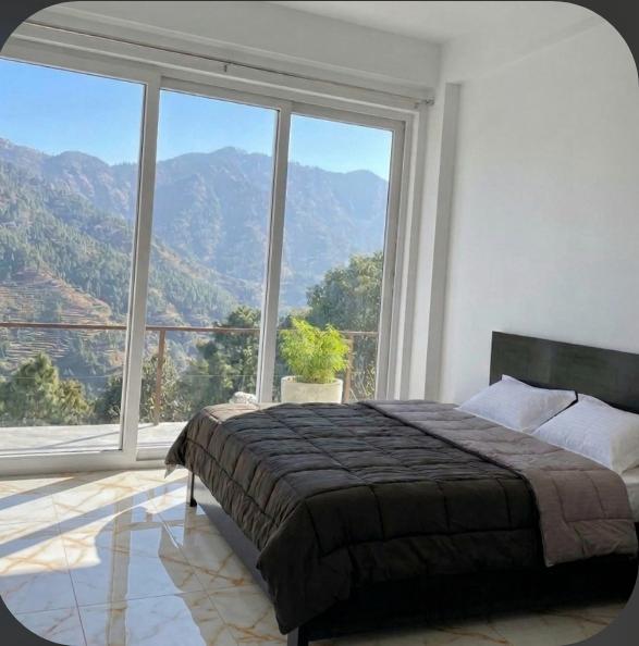 Modern villa interior at Amulyam Villas